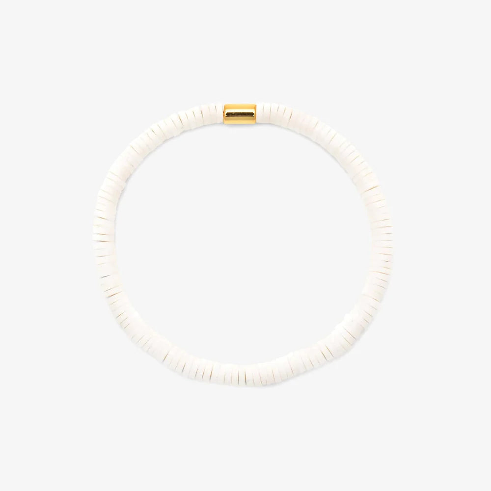 White Seascape Stretch | Bracelet