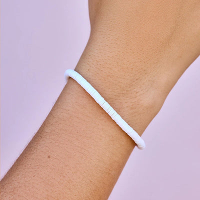 White Seascape Stretch | Bracelet