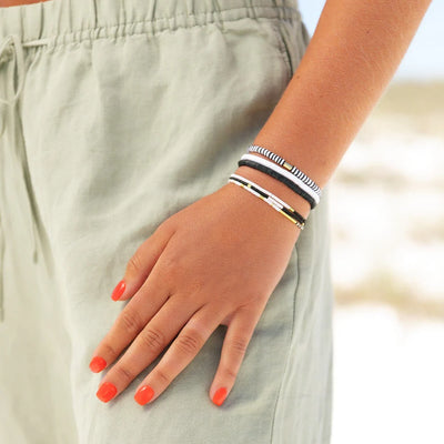 White Seascape Stretch | Bracelet