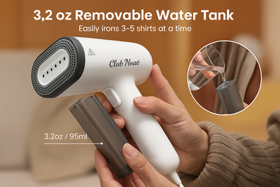 Club Noaé steamer with removable water tank